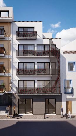 Edificio de uso mixto en calle de la Santa Faz