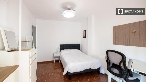 Room in a shared 5-bedroom apartment for rent in Granada.