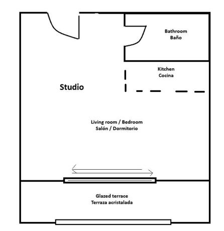 Estudio en calle Noruega