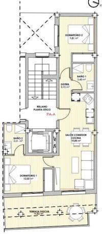 Ático en calle Arquitecto Larramendi