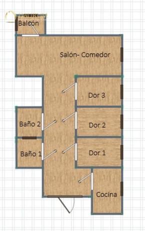 Piso en calle San Vicente