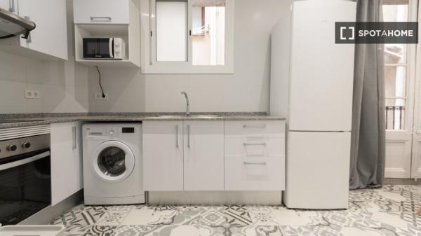 Habitación en piso compartido en barcelona.