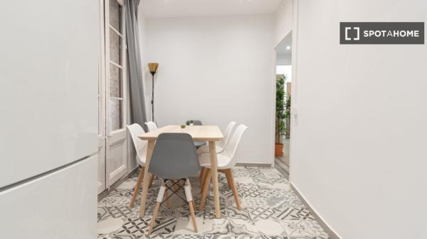 Habitación en piso compartido en barcelona.