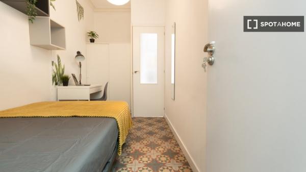 Habitación en piso compartido en barcelona.