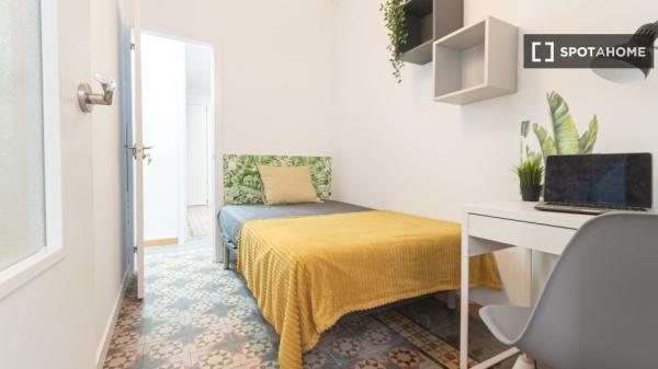 Habitación en piso compartido en barcelona.