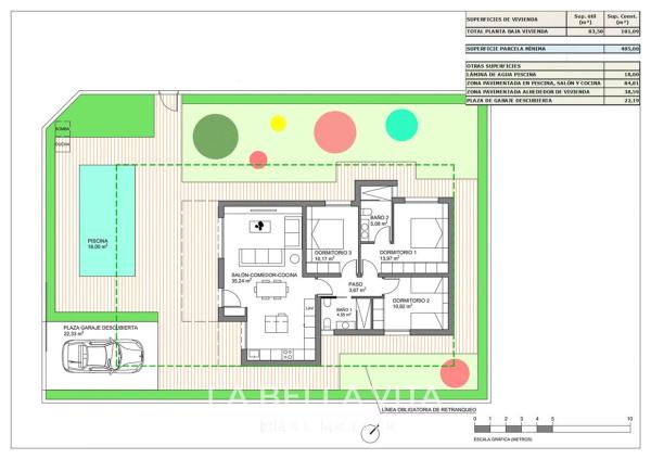 Villa en Hondón de las Nieves