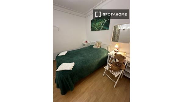 Habitación en piso compartido en barcelona.