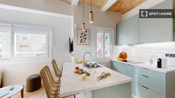 Studio do wynajęcia w La Barceloneta w Barcelonie