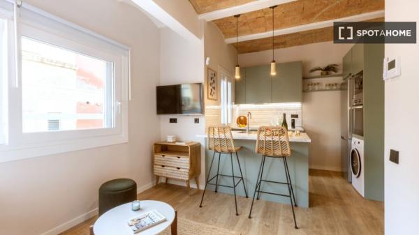 Studio do wynajęcia w La Barceloneta w Barcelonie