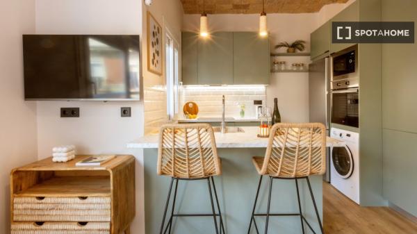 Studio do wynajęcia w La Barceloneta w Barcelonie