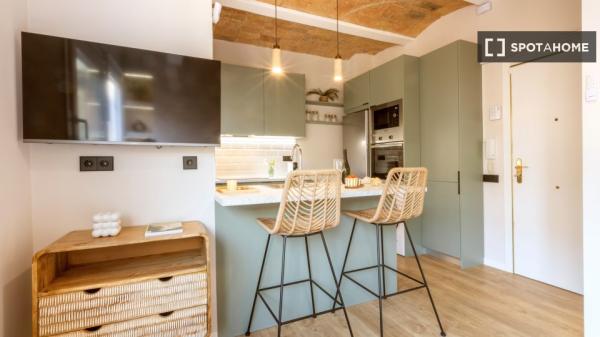 Studio do wynajęcia w La Barceloneta w Barcelonie