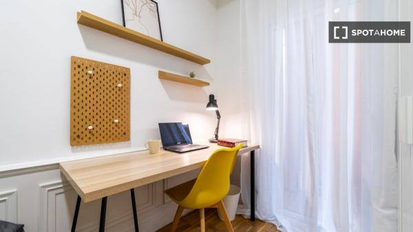 Chambre en colocation à louer à Castillejos, Madrid