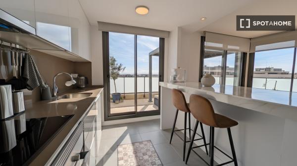 Apartamento de 3 habitaciones en La Punta, Valencia, en alquiler