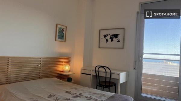 Habitación en piso compartido en Sant Adrià de Besòs.