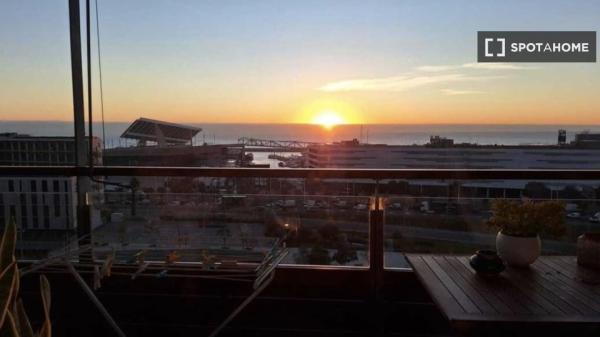 Habitación en piso compartido en Sant Adrià de Besòs.