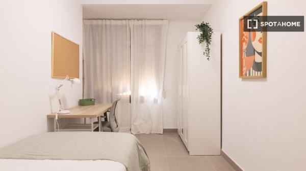 Room in a shared 7-bedroom flat for rent in Valencia