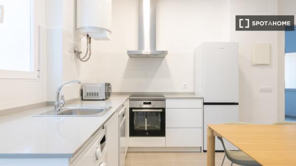 Room in a shared 7-bedroom flat for rent in Valencia