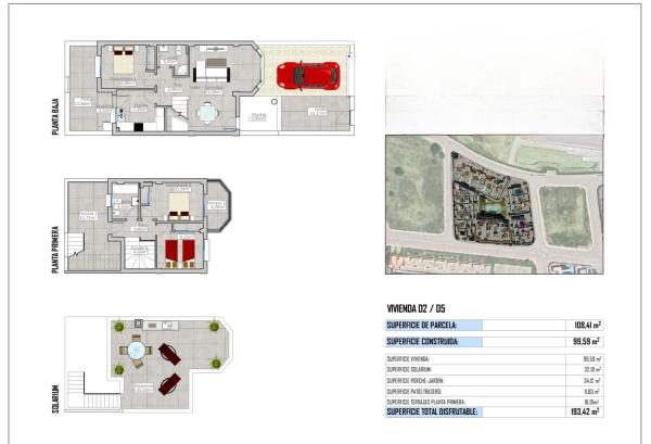 Chalet adosado en plaza Sector s 9, 59