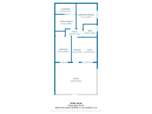 Chalet pareado en calle Roble