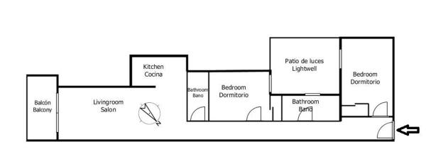 Piso en avenida de la Purisima