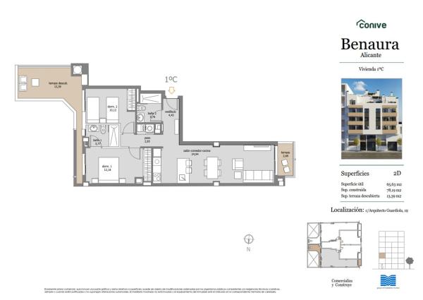 Piso en calle Arquitecto Guardiola, 19