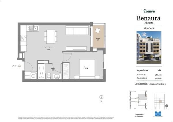 Piso en calle Arquitecto Guardiola, 19