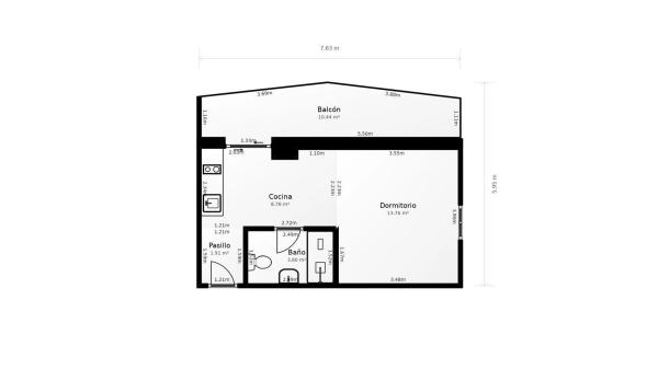 Estudio en calle Poeta Vila y Blanco