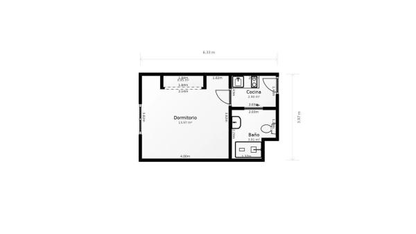 Estudio en Barrio Ensanche-Diputación