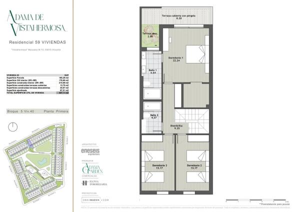 Chalet pareado en calle el de Marimón, 1