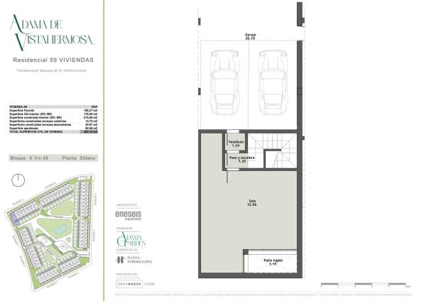 Chalet pareado en calle el de Marimón, 1