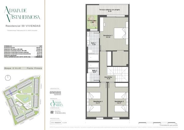 Chalet adosado en calle el de Marimón, 1