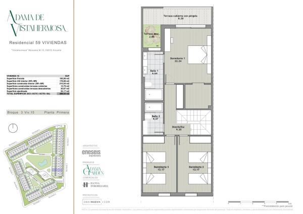 Chalet adosado en calle el de Marimón, 1