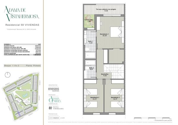 Chalet adosado en calle el de Marimón, 1