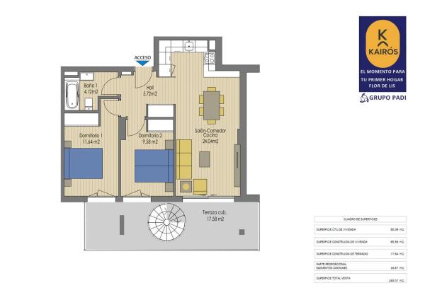 Ático en calle Flor de Lis, 1