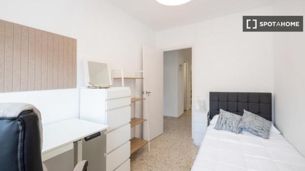 Habitación en piso compartido de 5 habitaciones en alquiler en Granada.