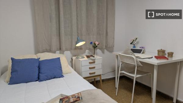 Pokój w mieszkaniu dzielonym z pięcioma sypialniami do wynajęcia w Morvedre.