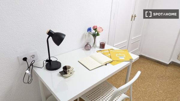 Pokój w mieszkaniu dzielonym z pięcioma sypialniami do wynajęcia w Morvedre.