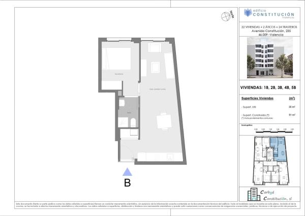Piso en avenida de la Constitución, 235