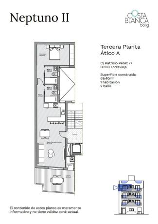 Ático en calle Patricio Perez, 77