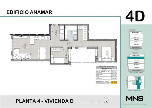 Piso en calle Beniel, 4