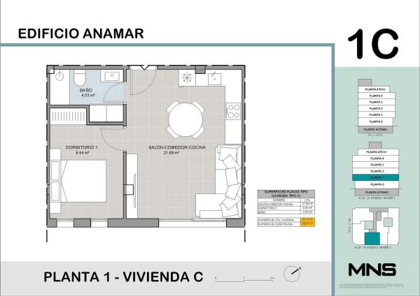 Piso en calle Beniel, 4