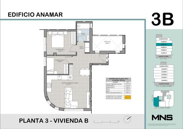 Piso en calle Beniel, 4