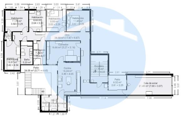 Chalet adosado en calle Adolfo Clavarana, 3