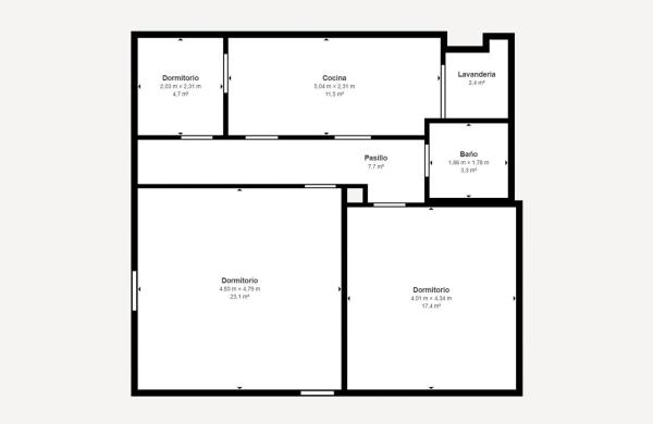 Piso en Poble Nou - Montiboli