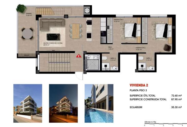 Piso en calle Huesca, 6