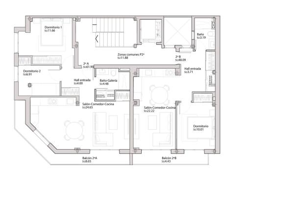 Piso en calle La Marina, 2