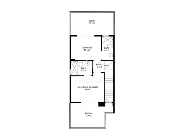 Chalet pareado en calle Roma