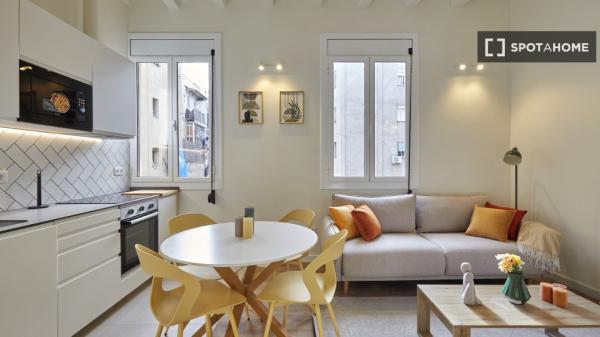 Piso de 2 habitaciones en alquiler en El Raval, Barcelona.