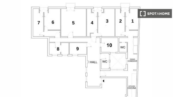 Pokój w mieszkaniu współdzielonym do wynajęcia w El Raval, Barcelona