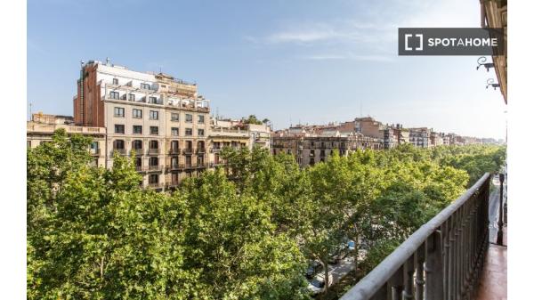 Habitación en piso compartido en barcelona.